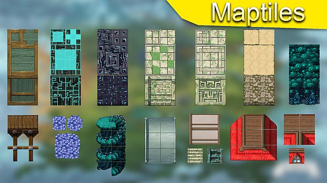 ISEKAI CREATORS 2D Top-down Maptiles and Map Objects Pack