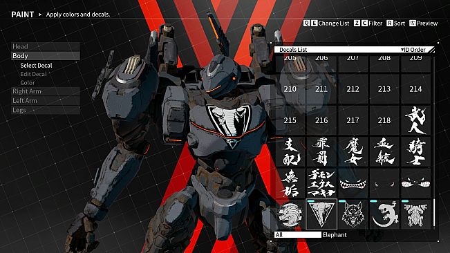 DAEMON X MACHINA - Arsenal Decals Bundle