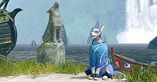 MONSTER HUNTER RISE - "C Floral Yukata" Palamute layered armor piece