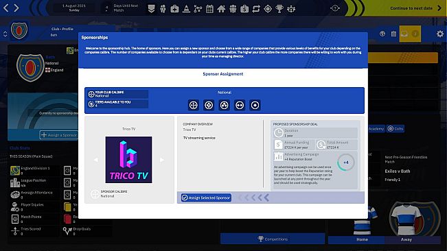 Rugby Union Team Manager 4
