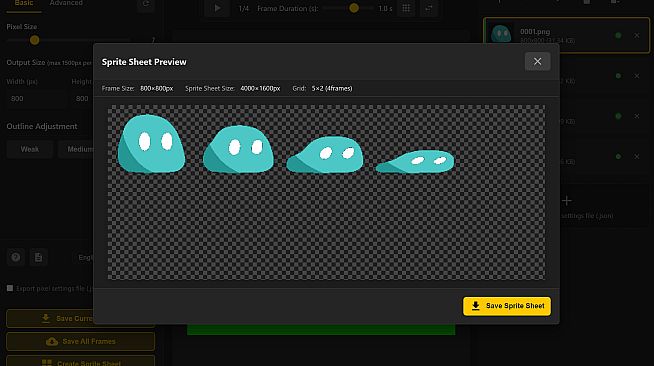 AnimSprite Pixelizer - Convert Hand-drawn Animations to Pixel Art