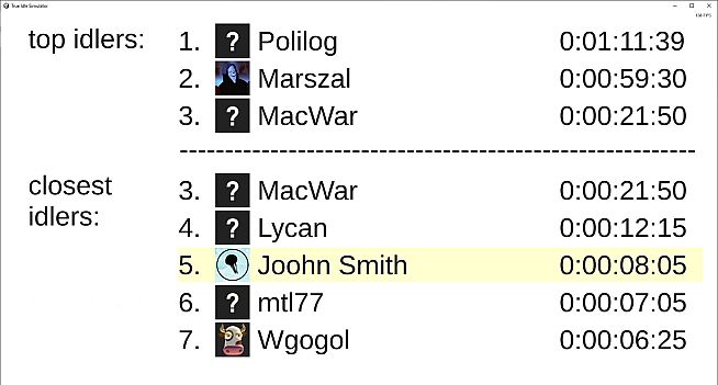 TIS - True Idle Simulator