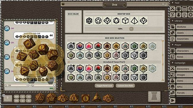 Fantasy Grounds - Annulus of Focus Dice Pack