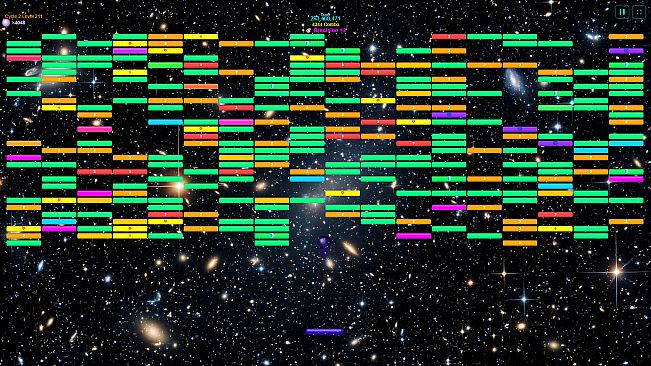 Water Drop Brick Breaker - Galaxy Skin Pack