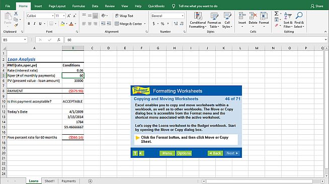 Professor Teaches Excel 2019