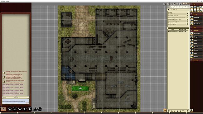 Fantasy Grounds - Pathfinder RPG - Pathfinder Flip-Mat - Shadows at Sundown