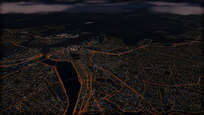 FSX Steam Edition: Night Environment: Massachusetts Add-On