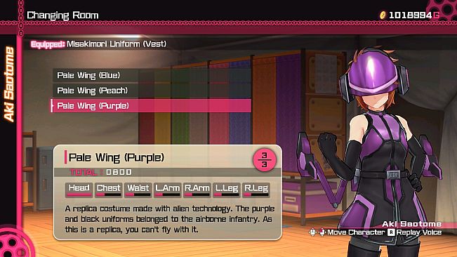 Bullet Girls Phantasia - Costume Set: Pale Wings