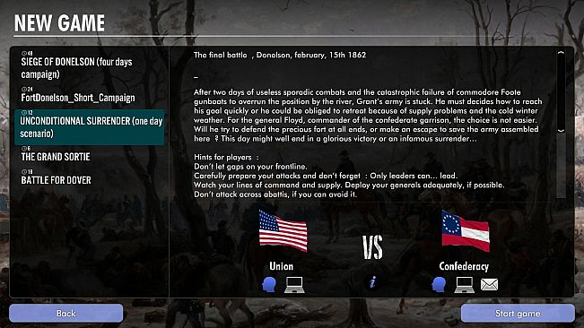 SGS Battle For: Fort Donelson
