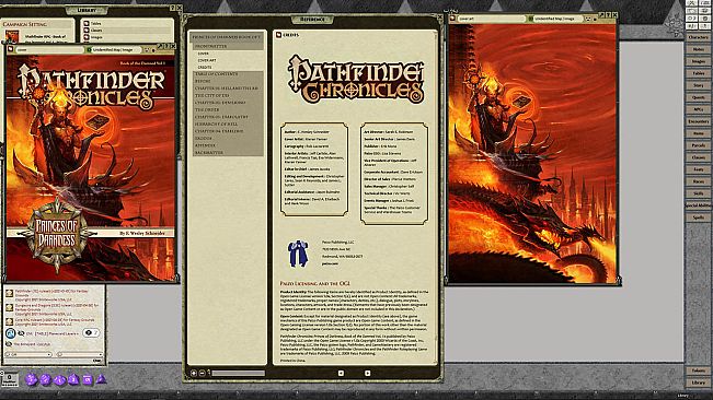 Fantasy Grounds - Pathfinder RPG - Chronicles: Book of the Damned - Volume 1: Princes of Darkness