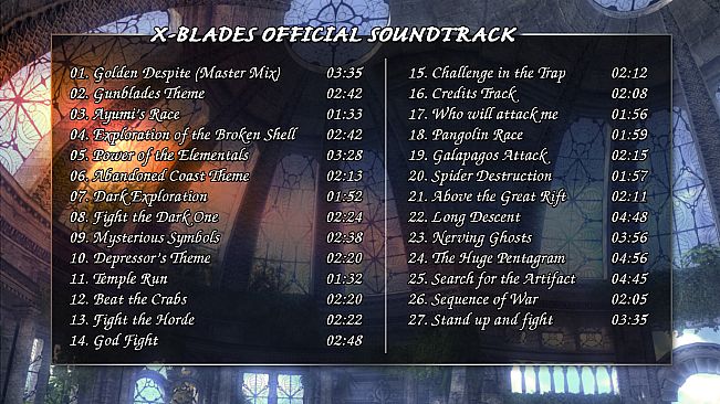 X-Blades - Soundtrack