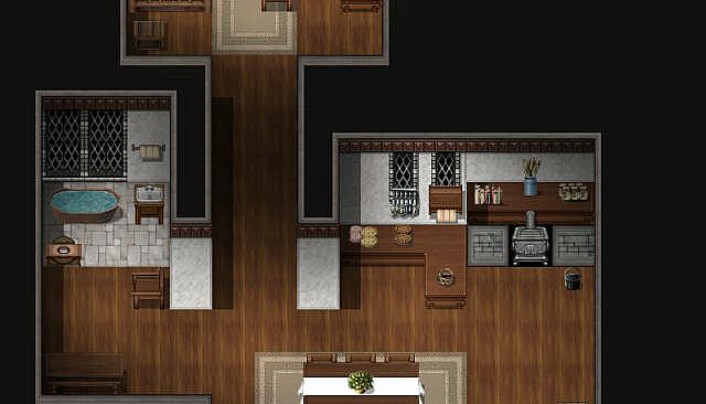 RPG Maker MZ - KR Idyllic Village Tileset