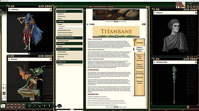 Fantasy Grounds - Pathfinder 2 RPG - Myth-Speaker Adventure Path: Titanbane (3 of 3)