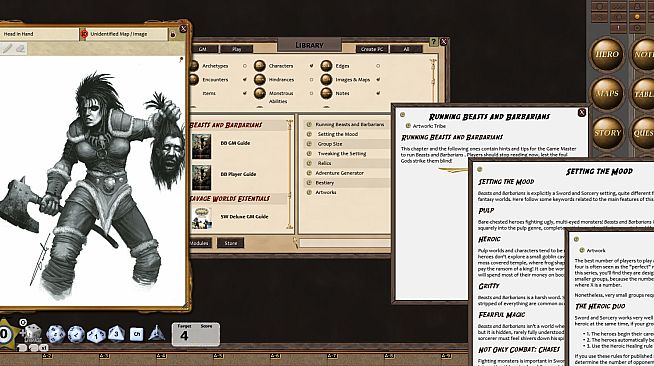 Fantasy Grounds - Beasts & Barbarians Golden Edition (Savage Worlds)