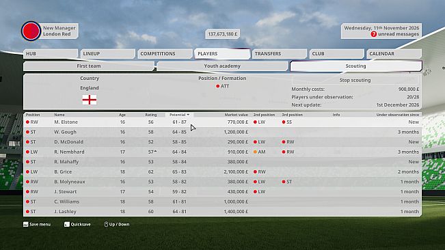 Football Career Mode 28