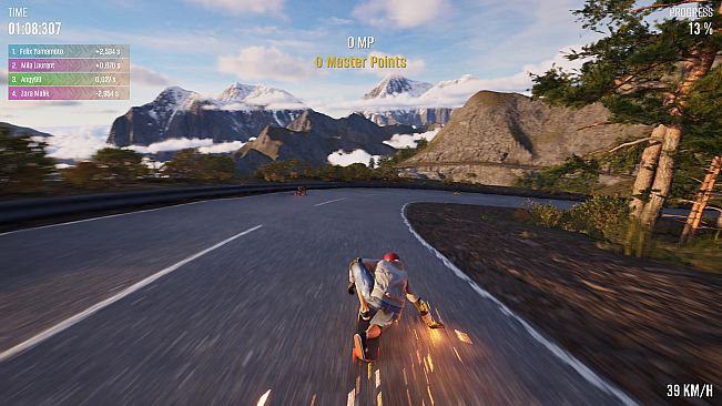 Longboard Skate Downhill Simulator