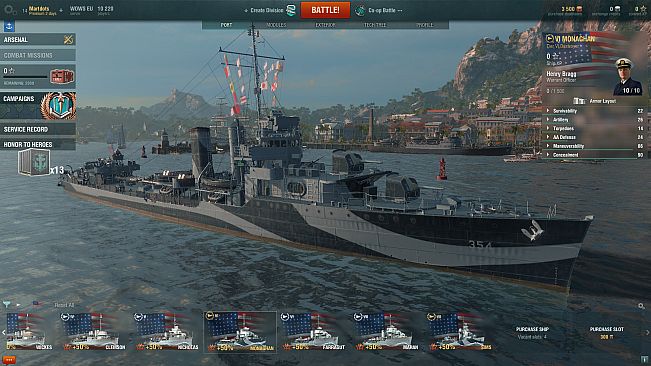 World of Warships — Monaghan Pack