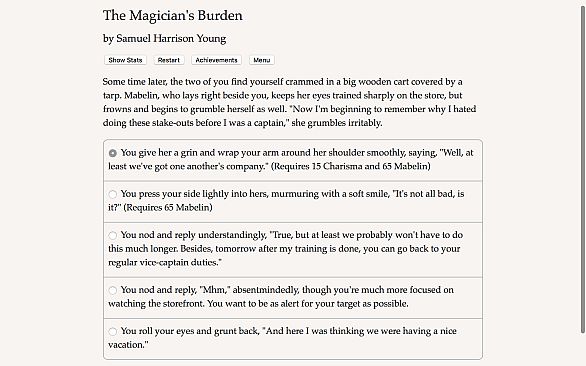 The Magician's Burden