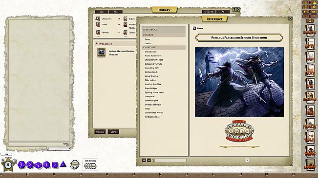 Fantasy Grounds - Perilous Places & Serious Situations (Savage Worlds)