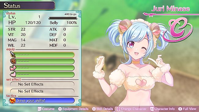 Omega Labyrinth Life - Costume: Juri (Animal)