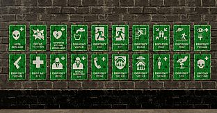 GameGuru MAX Modern Day Asset Pack - Hazard Signs