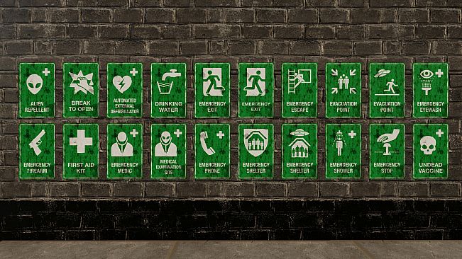 GameGuru MAX Modern Day Asset Pack - Hazard Signs