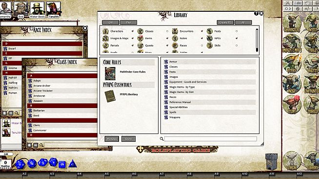 Fantasy Grounds - Pathfinder RPG - Core Rules Pack (PFRPG)