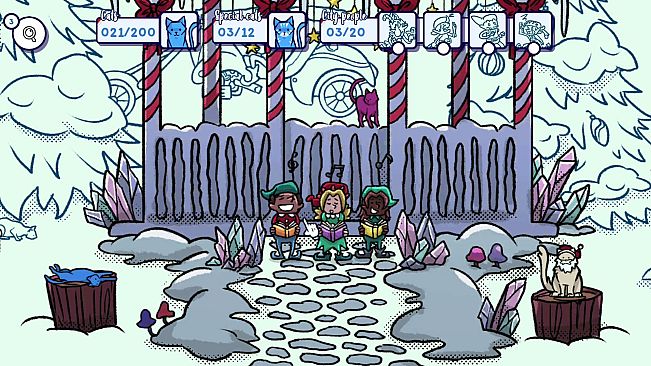 Hidden Cats in Santa's Realm