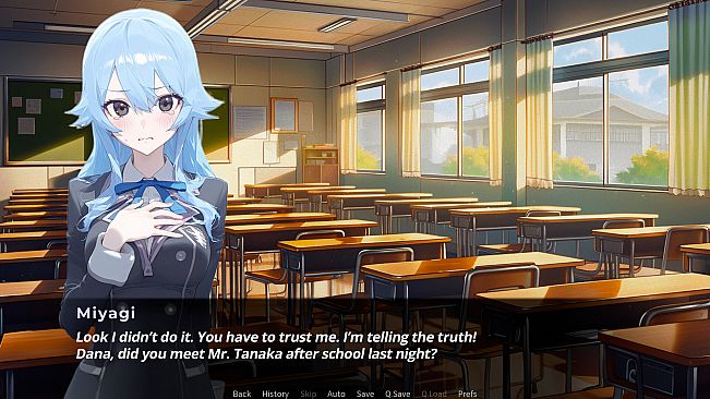 AI Schoolgirls Murder Mystery