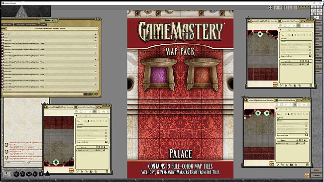 Fantasy Grounds - Pathfinder RPG - GameMastery Map Pack: Palace