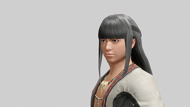 Monster Hunter Rise - "Minoto Long" hairstyle