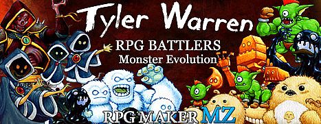 RPG Maker MZ - Tyler Warren RPG Battlers: Monster Evolution