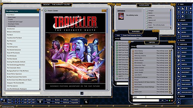 Fantasy Grounds - Traveller-The Infinity Suite