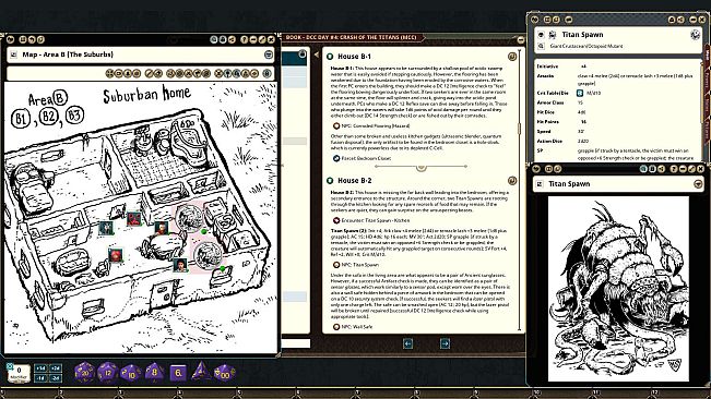 Fantasy Grounds - DCC Day #4: Crash of the Titans (MCC)
