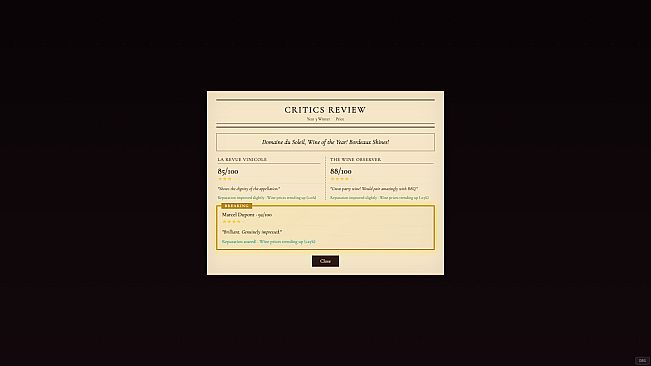 Grand Cru: The Wine Maker