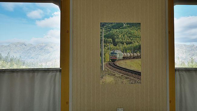 Trans-Siberian Legends – posters in a train compartment