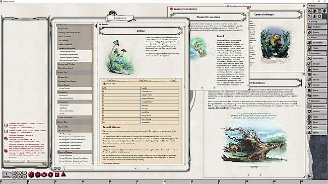 Fantasy Grounds - Wondrous Expeditions: Forests