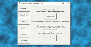 Condenser: A Game Developer's Research Tool