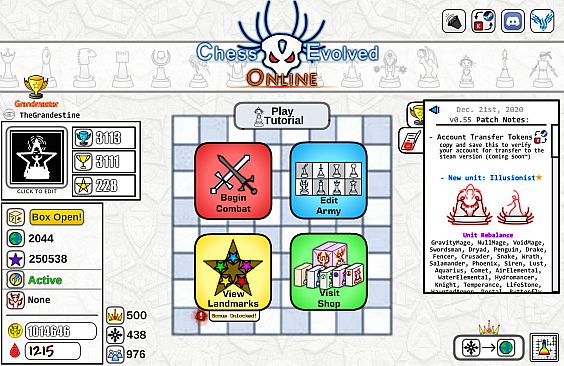 Chess Evolved Online