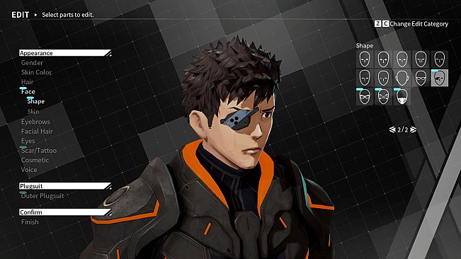 DAEMON X MACHINA - Outer Facial Features Bundle 2
