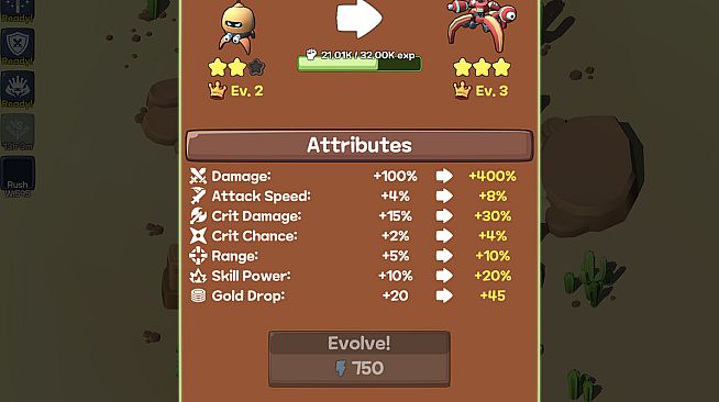 Idle Monster TD: Evolved