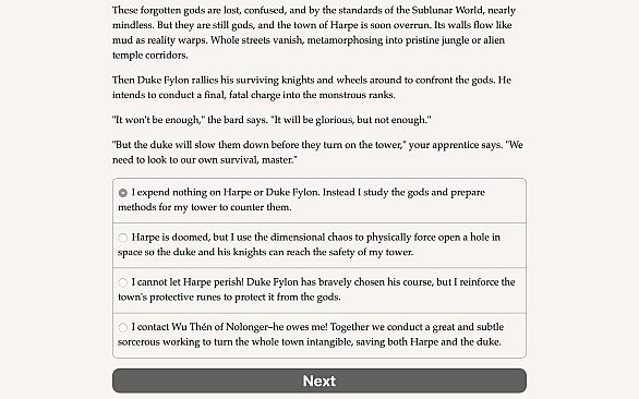 Tower Behind the Moon