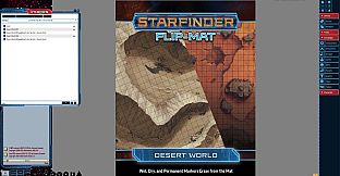 Fantasy Grounds - Starfinder RPG - FlipMat - Desert World