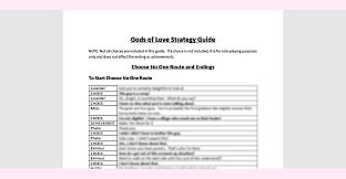 Gods of Love Strategy Guide
