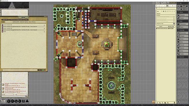Fantasy Grounds - Pathfinder RPG - Pathfinder Flip-Mat - Classic Museum