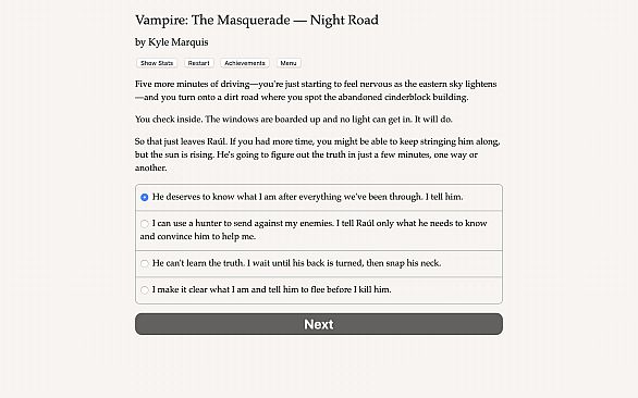 Vampire: The Masquerade — Night Road