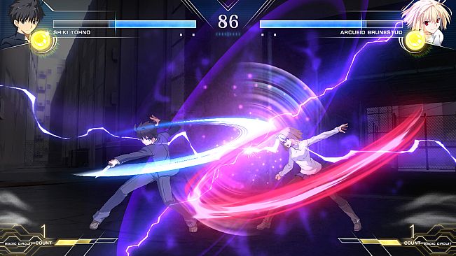 MELTY BLOOD: TYPE LUMINA - Shiki Tohno Round Announcements