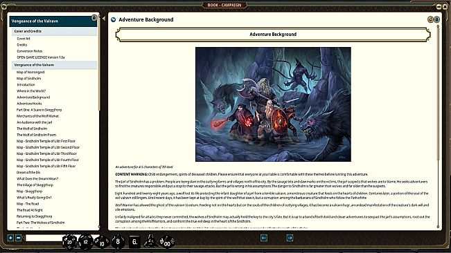 Fantasy Grounds - Thrones & Bones Adventure Book: Vengeance of the Valravn