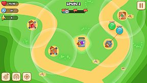 Monkey Bubble Defense