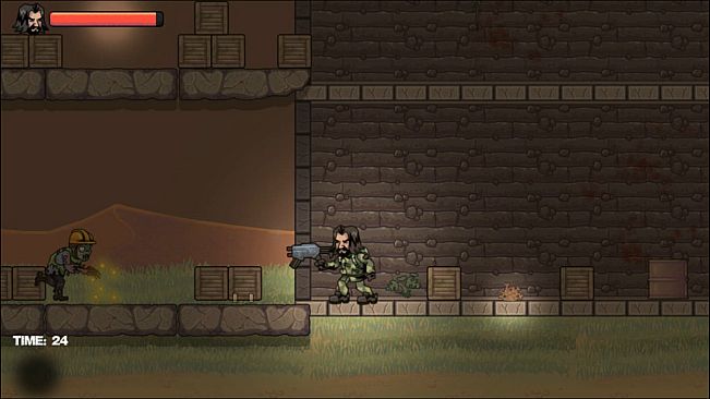 Zombies Desert and Guns